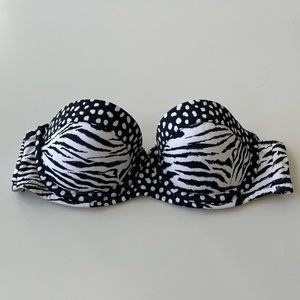 Victoria’s Secret Bandeau Bikini Top with Removable Straps - Size: 32B